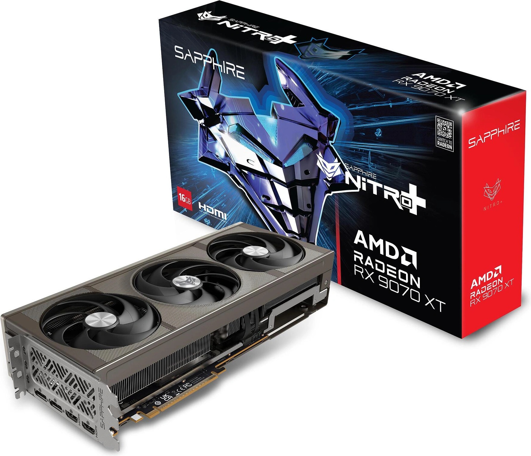 SAPPHIRE Radeon RX 9070 XT NITRO+ 16GB GDDR6 256bit (11348-01-20G)