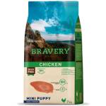Bravery chicken puppy mini, натурална, хипоалергенна храна, БЕЗ ЗЪРНО за подрастващи кучета от дребни и мини породи до 1 година, с пилешко месо, Испания - 7 кг