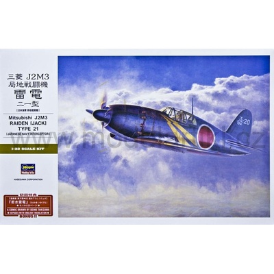 Hasegawa Mitsubishi J2M3 Raiden Jack Type 21 1:32
