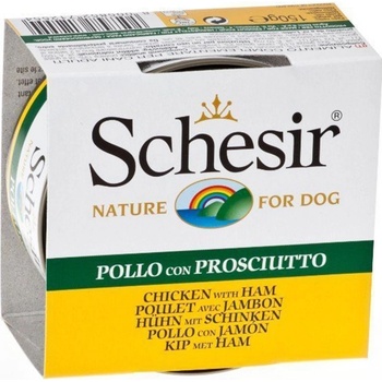 Schesir Dog Adult kuře/šunka 150 g