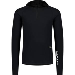 Mons Royale Мъжко мериносово термобельо Mons royale Temple Merino Long Sleeve Hood Merino longsleeve - Black (015-2333-0112)