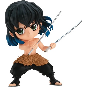 Image 1 of Banpresto Статуетка Banpresto Animation: Demon Slayer - Inosuke Hashibira II (Ver. A) (Q Posket), 13 cm (074449)