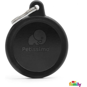 Image 1 of My Family адресник - Hushtag Черен кръг 1 бр