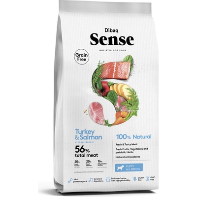 Dibaq sence Salmon-Turkey Puppy 12 kg