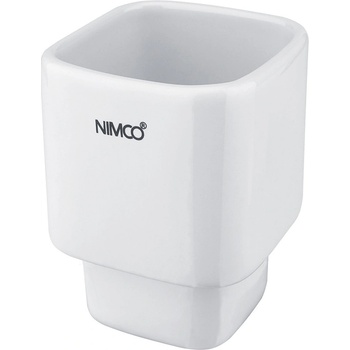 Nimco kibo Náhradní nádobka pro WC štětku keramická nízká 1094KN