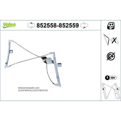 Zvedací zařízení oken VALEO 852559