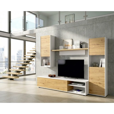 Obývacia stena Dekit Luka oak nordic white