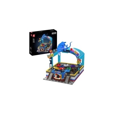 Mould King 11018 Aréna s magnetickými autíčkami