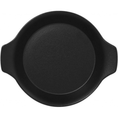 RAK Porcelain RAK Talíř kulatý s rukojetí 45 cl, černá NFOPRD16BK-12