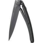 DEEJO 1gc001 composite black / Ултралек джобен нож с карбонова дръжка и черно титаниево острие (1gc001)