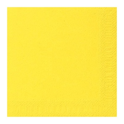 DUNI Servítka srp žltá 3V 33cm 50 ks