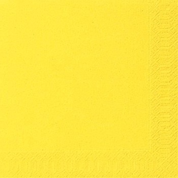 DUNI Servítka srp žltá 3V 33cm 50 ks