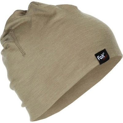 Beanie FoX kulich merino Lite coyote