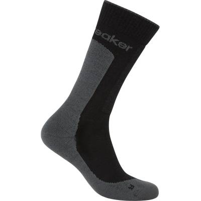 Icebreaker Мъжки туристически чорапи Icebreaker Merino Hike+ Medium Crew Walking socks - Black / Obsidian - размер 39-41, 5 (EU) (201-9228-0111)