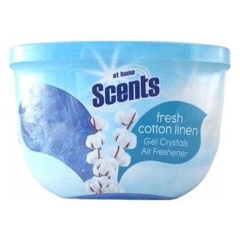 At Home Scents Гел кристали Освежител за въздух At Home Gel Crystals Fresh Cotton Linen (8720847373243)