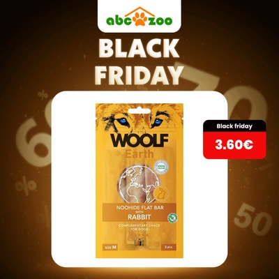 Woolf Dog Earth NOOHIDE M Rabbit 90 g