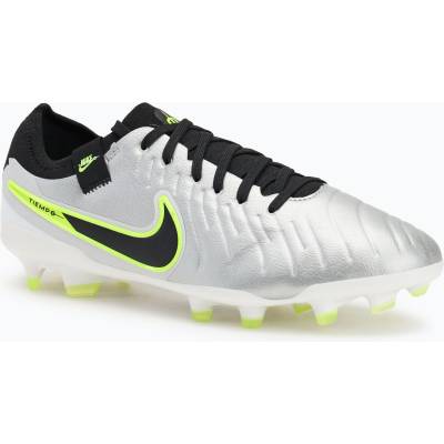 Nike Мъжки футболни обувки Nike Tiempo Legend 10 Pro FG metallic silver/volt/black