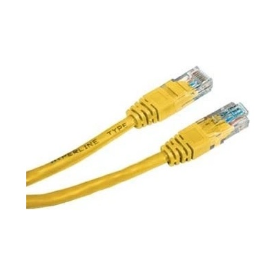 Neutralle 36702 UTP patch, RJ45 samec - RJ45 samec, 0,25m, žlutý