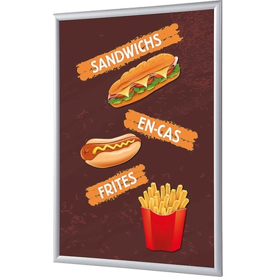 Jansen Display Set klaprámu A4, Svačiny, francouzština, 241 x 328 mm