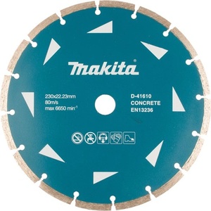 Makita Диамантен сегментен режещ диск MAKITA 230x22.23 мм D-41610 (D-41610)