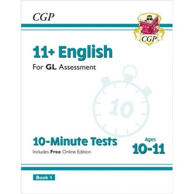 New 11+ GL 10-Minute Tests: English - Ages 10-11 Book 1 (with Online Edition) (CGP Books)(Paperback / softback)