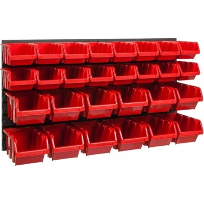 Kistenberg Závesný panel s 28 boxy na náradie ORDERLINE 800x165x400