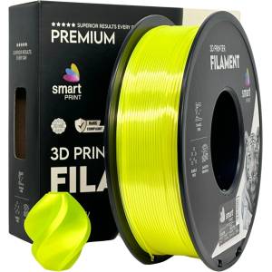 Smart Print FG-S95-E1, 3D филамент, PLA Silk, 1, 75mm, 1000g, Жълт (Yellow) (FG-S95-E1)