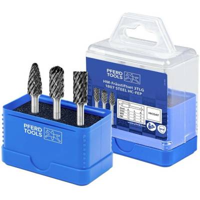 PFERD TOOLS 21901808 frézovací kolík sada, Vnější Ø 12 mm, Ø hřídele 6 mm