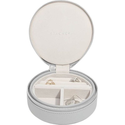 Stackers Travel kulatá kamenná šeď