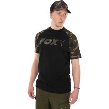 Fox tričko Black Camo Raglan T-Shirt