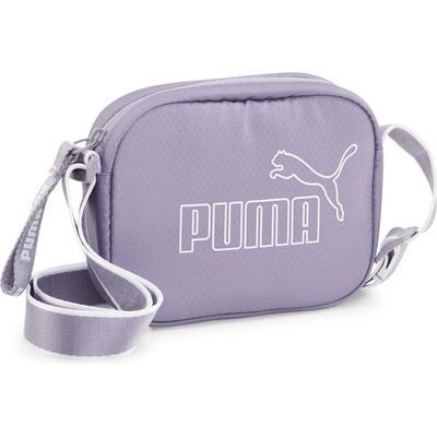 Puma dámska kabelka CORE BASE CROSS BODY BAG fialová biela