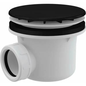 Alcadrain Матово черен сифон за вана Alca A49BLACK (A49BLACK)
