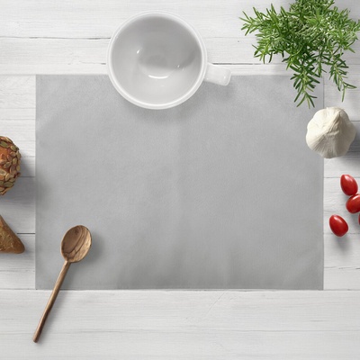 Biante Zamatové prestieranie Velvet Prémium SVP-027 Svetlo sivé 30x40 cm