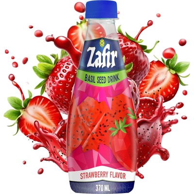 Kato Zafir Strawberry Juice With Basil Seed 370 ml
