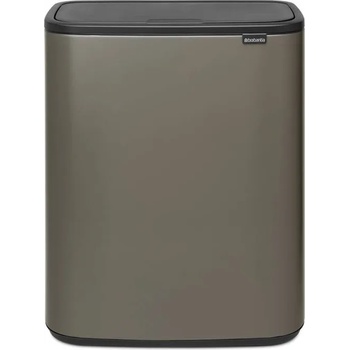 Brabantia 60 л цвят платина кош за смет Brabantia от серия Bo Touch (1001276)