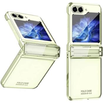 GKK Калъф с Предпазител за SAMSUNG Galaxy Z Flip 5, GKK Frame Hinge Case, Зелен (5906601478833)