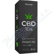 Salutem CBD 10 % konopný olej 10 ml