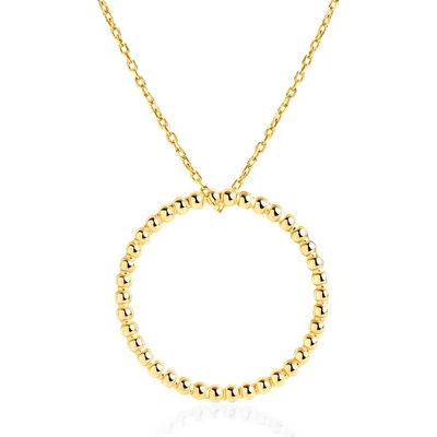 SAVICKI Кръгло колие Savicki: позлатено сребро