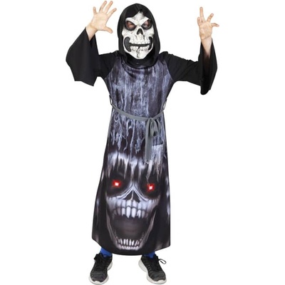 Amscan Детски костюм Мрачен жътвар с маска Размер - деца: L: 134 см