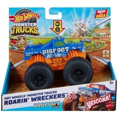 Mattel Hot Wheels Monster Trucks Roarin’ Wreckers Vozidlo světla a zvuky