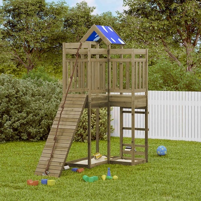 vidaXL Комбинирано детско съоръжение за игра, импрегниран бор (3278991)