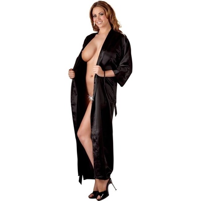 Cottelli Kimono černé se vzorem – Zboží Dáma
