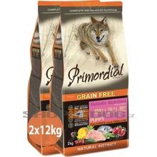 Primordial Puppy Grain Free Chicken & Sea Fish 2 x 12 kg