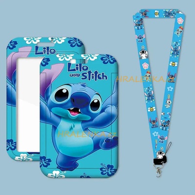 Šňůrka na krk 24519 s cedulkou na ID karty Lilo a Stitch