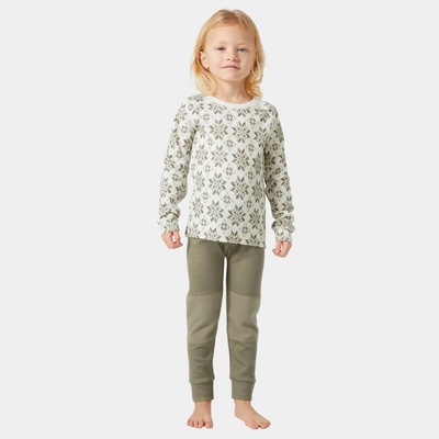 Helly Hansen detský set Graphic Lifa Merino šedý