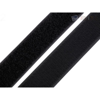 Suchý zips šírka 50 mm čierny