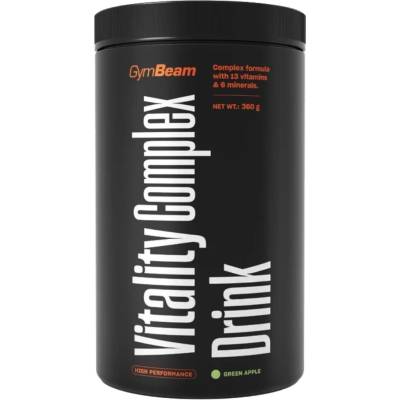 GymBeam Vitality Complex Drink 360 g zelené jablko