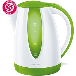 Sencor Чайник sencor swk 1811gr, 1, 8 л, 2000 w, бял/зелен (swk 1811gr) Електрически кани