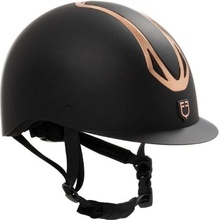 EQUESTRO Bezpečnostní helma Azael black rosegold