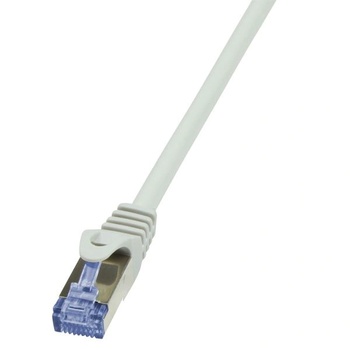 LogiLink Кабел S/FTP LOGILINK Cat6a, LSZH, Мед, 20 м, Сив, AWG26, Двойно екраниран CQ3112S (CQ3112S) (CQ3112S)